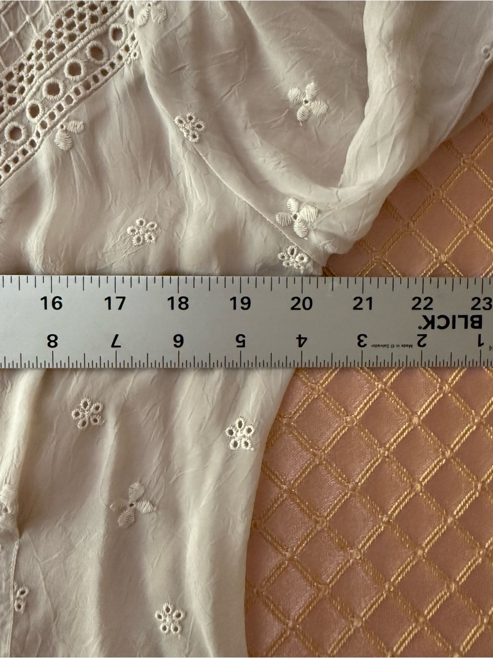 Brand New Johnny Was VictorianVintage-Inspired Beige Embroidered Button-Up S - Picture 3 of 7